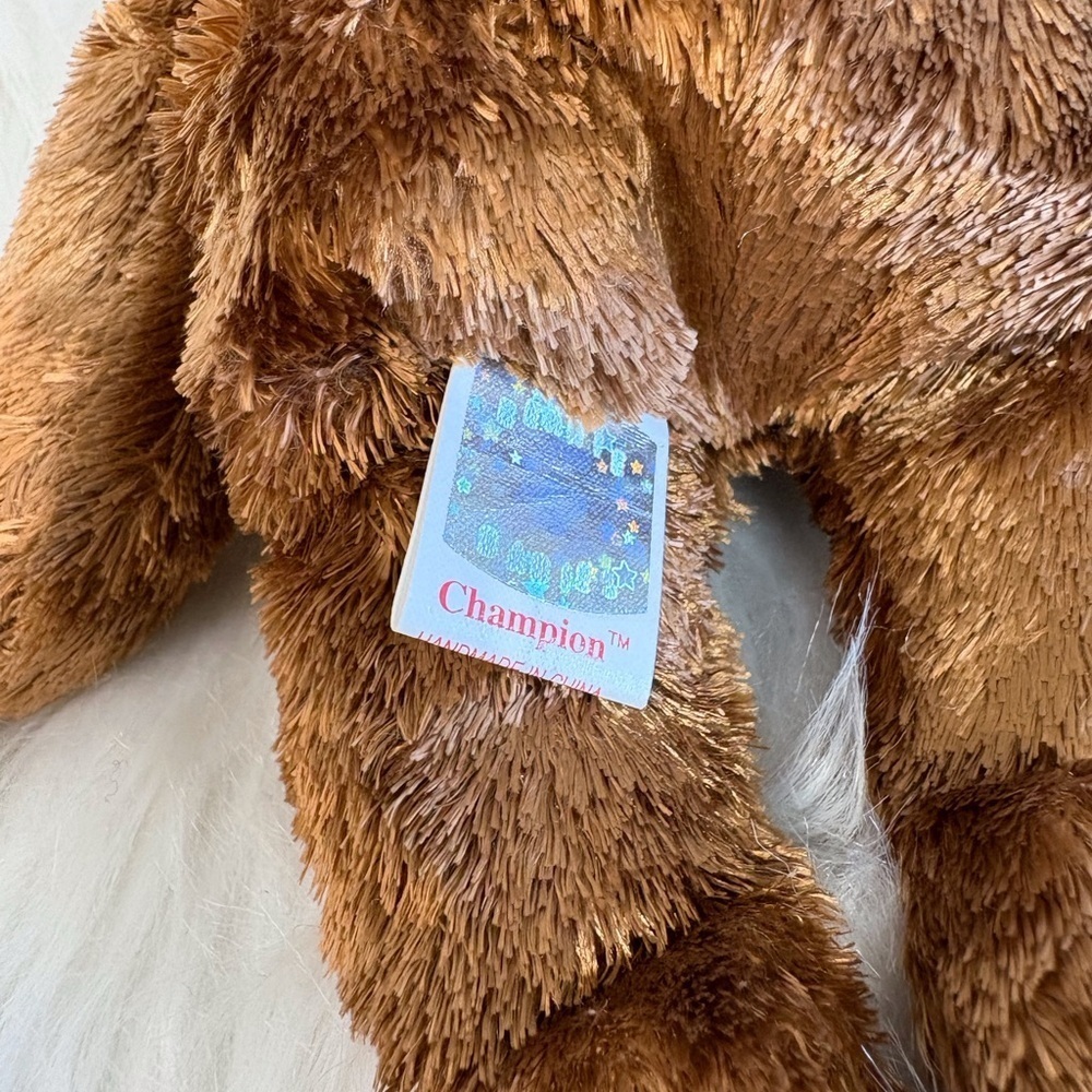Ty(38)Champion Brown Collectible Bear with Badge - Picture 4 of 7